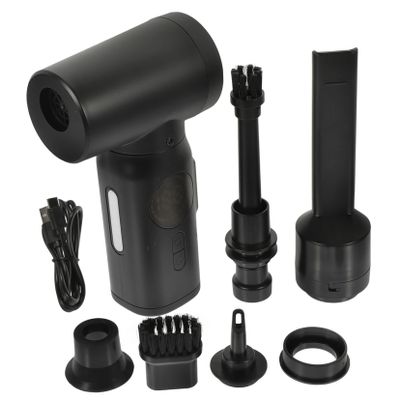Angoily Multi-Functional Electric Air Blower Rechargeable Air Duster for Computer Car Sofa Keyboard Detachable Nozzles Design
