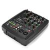 Audio Mixer Recording Sound Card Phone Live Broadcast Dj Ktv 4 Channel Usb/pc for Condenser Microphone view 2