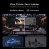 NEBULA Wireless Satellite Speaker (2-Pack), Wi-Fi Speaker, IP54 Waterproof and Dustproof, 8H Playtime, 160W Surround Sound, Dolby Audio, Wireless Setup, Outdoor Use, Compatible X1 Only view 3