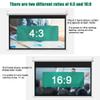BEWEGNLNHK Manual Pull Down Movie Screen 60" 72" HD Projection Screen, Retractable Projector Screen, Projection Screen with Auto Locking for Home Office Meeting Cinema(60In 4:3) view 4