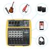 B6-MX Portable 6-Channel Sound Card Mixing Console Audio Mixer Built-in 16 DSP 48V Phantom power Supports BT view 3