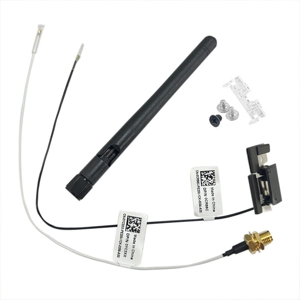 ZAHARA 2.5G WiFi Antenna Cable Wireless Replacement for Dell OptiPlex 5060 MFF D09U001 FWR8V P9YC5 YC3XX 0WF4V9 0F3XFM