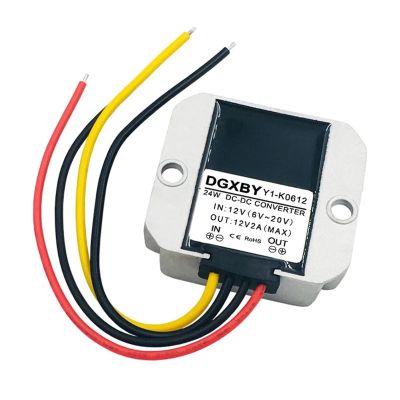 IJPDXOLBQ 12V to 12V 1A 2A 3A DC Voltage Regulator Vehicle Power Conversion Converter DC6-20V to 12V(6-20V to 12V 2A)