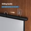 16:9/4:3 Wall Mounting Pull Down Screen, Projection Screen Black Backing Movie Screen, HD Anti-Crease, Roll-up Storage, Easy Setup, for Home Theater Indoor Outdoor HD 4K Manual Movie Screen(Black 30", view 4