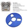 1/4 10.5 Inch Empty Tape Reel, 3 Hole Aluminum Alloy Takeup Reel for NAB Reel to Reel Tape Recorder, Precision Machine Parts, Sturdy and Dependable (Blue) view 2