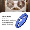 1/4 10.5 Inch Empty Tape Reel, 3 Hole Aluminum Alloy Takeup Reel for NAB Reel to Reel Tape Recorder, Precision Machine Parts, Sturdy and Dependable (Blue) view 3