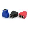 QWLEYCHN Splitter Adapter 1 to 2 Dual LAN Ethernet Socket Network Connections Splitter Adapter for PCB Board Welding Blue Black Red(Blue) view 4