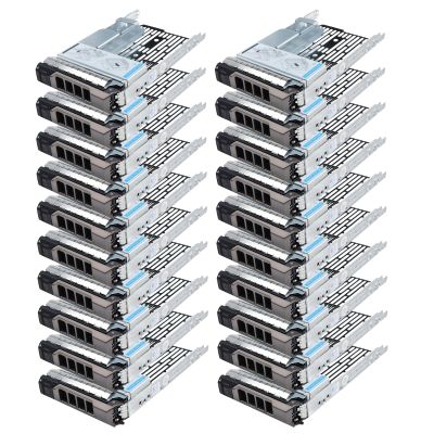20-Pack 3.5" Hard Drive Tray Caddy with 2.5" Drive Adapter Compatible with Dell PowerEdge Servers R430 T430 R530 T630 R730 R930 R420 T420 R520 T620 R720 R410 R415 T410 5510 R515 T610 R710 T710