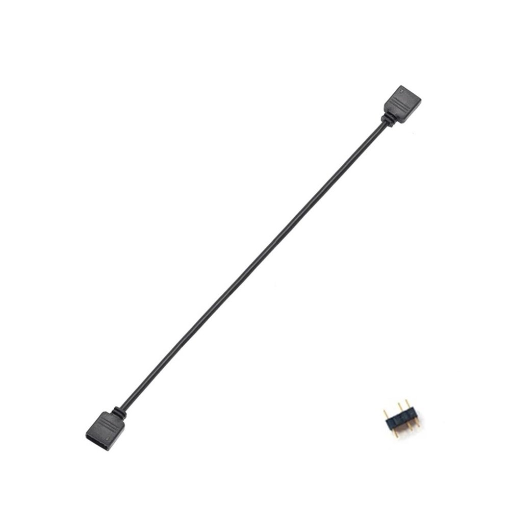 QWLEYCHN Female to Female 5V 3 Pin Addressable ARGB Splitter Extension Cable for Extend PC Computer Fans(One Drag one)