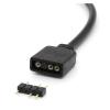 QWLEYCHN Female to Female 5V 3 Pin Addressable ARGB Splitter Extension Cable for Extend PC Computer Fans(One Drag one) view 3