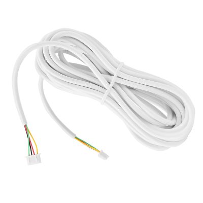 10m 0.3mm 4-Core Round Flexible Copper Cable Fit for Video Doorbell Intercom System, Video Intercom Doorbell Cable Copper