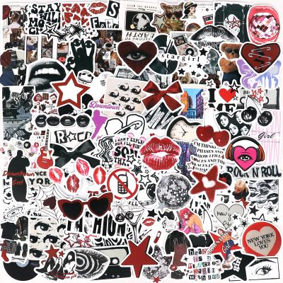 100 Pcs Aesthetic Downtown Girls Stickers Cool Trendy Y2K Sticker for Teens Adults Funny Downtown Stickerss for Water Bottles Laptop Skateboard Luggage Computer Party Supplies