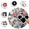 100 Pcs Aesthetic Downtown Girls Stickers Cool Trendy Y2K Sticker for Teens Adults Funny Downtown Stickerss for Water Bottles Laptop Skateboard Luggage Computer Party Supplies view 2