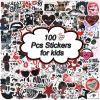 100 Pcs Aesthetic Downtown Girls Stickers Cool Trendy Y2K Sticker for Teens Adults Funny Downtown Stickerss for Water Bottles Laptop Skateboard Luggage Computer Party Supplies view 3