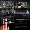 Live Streaming Video Mixer, 4 HDMI 4 Channel Input Video Switcher 2 Output HDMI Switcher, Support 1080P@60Hz, HDCP 1.4, Digital Audio Mixer Professional Streaming view 3