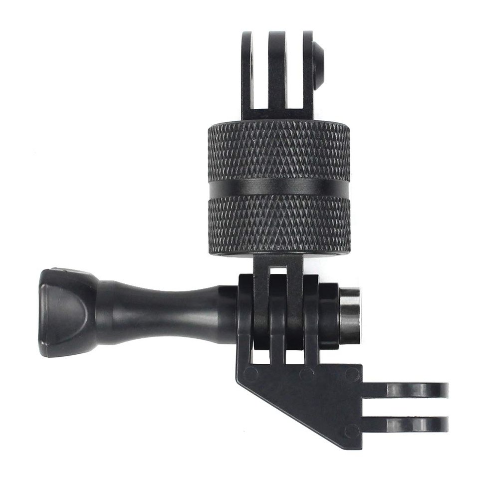 NovelGoal 90-Degree Camera Adapter Elbow Mount, Camera Tripod Head Connector Compatible with Hero 12 13 OSMO Action 5pro (Elbow Adapter Set)