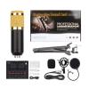 FDFDF USB Microphone Set,Adjustable Mic Suspension Scissor Arm,Condenser Microphone Bundle,BM800 Sound Card Set,for Music Recording Audio Recording Live Streaming view 2