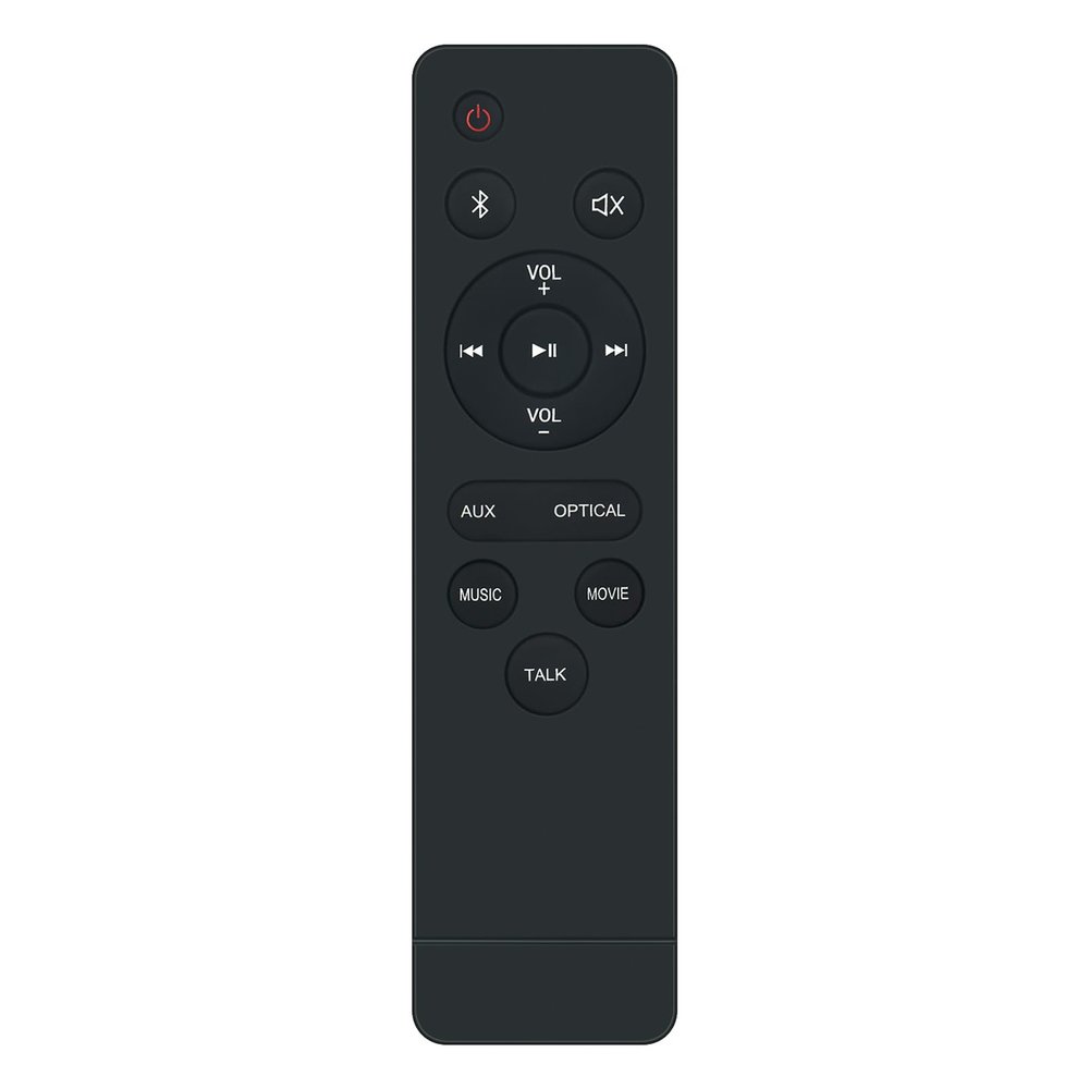 100015716 Replaced Remote Commander fit for Onn Soundbar 100015716 FW1821SBAR 36-Inch 2.1 Channel Sound Bar Speaker Stereo Home Theater System