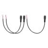 MECCANIXITY 3pcs DC Power Pigtails Cable, 3.5mm x 1.35mm Female Barrel Plug Connector to Bare Wire Open End 25cm for PC Laptop Toys Cellphone Electronic Devices view 1