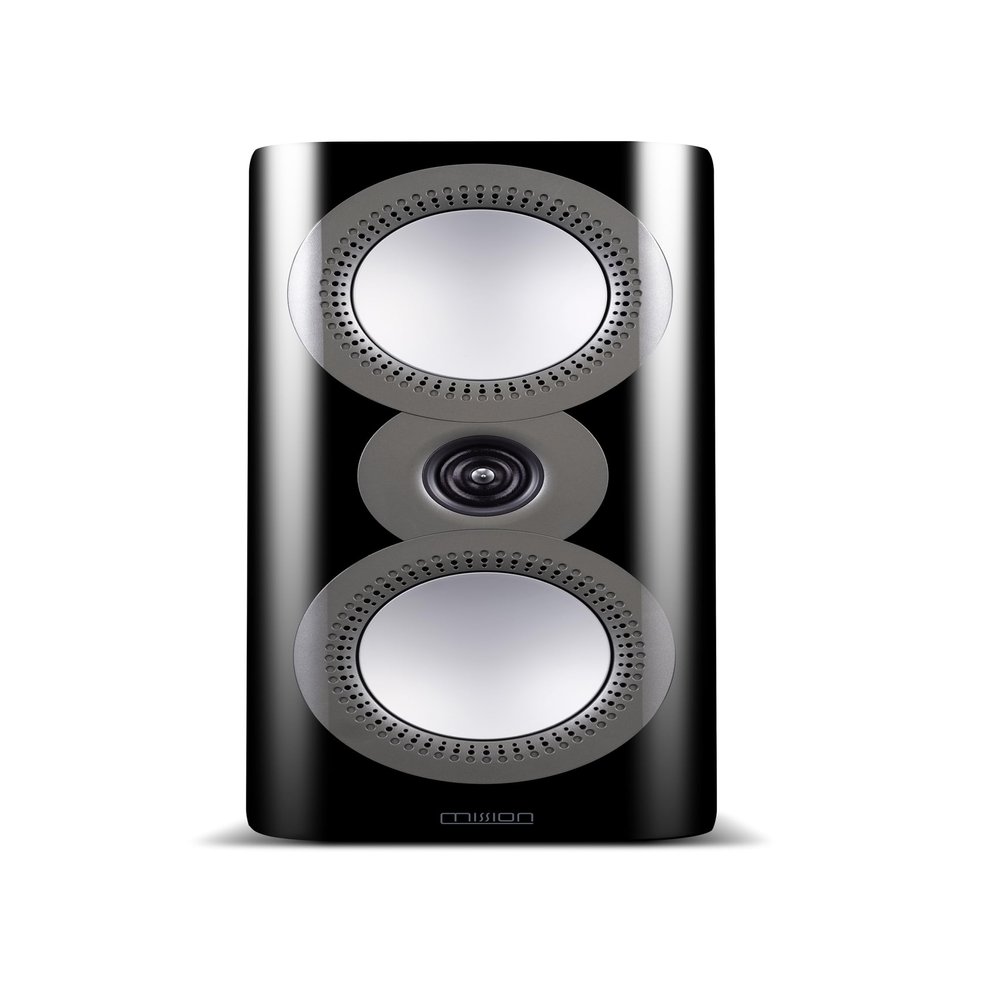 Mission ZX-2 Bookshelf Speakers (Pair) Premium Passive Hi-Fi Tower Speakers, British Engineered, Dual 5.25" DiaDrive Bass Drivers, 1.5" Ring Dome Tweeter, 150W, 45Hz24kHz, Piano Finish