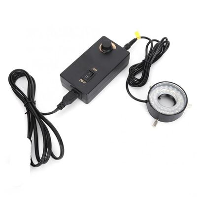 Microscope Observation LED Brightness Adjustable Light Source Ring Light for Video Microscopes Optical Instrument