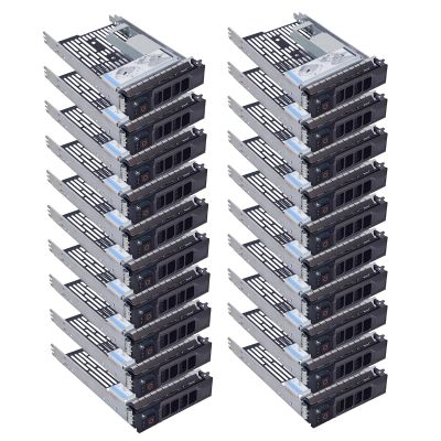 20-Pack 3.5" Hard Drive Tray Caddy with 2.5" Drive Adapter Compatible with Dell PowerEdge Servers R540 R640 R740 R6415 R7415 R7425 R550 T550 R650 R750 R7515 R7525 T560 R660 R760 R6625 R7615 R7625