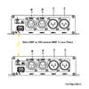 24-bit XLR Line-Level Audio 2 Ch 2 Way to Fiber Converter Over 20 Km SMF or 500 Meters MMF, with SFP, Plug & Play (BY-XLR-352-24B(2 Ch 2 Way)) view 2