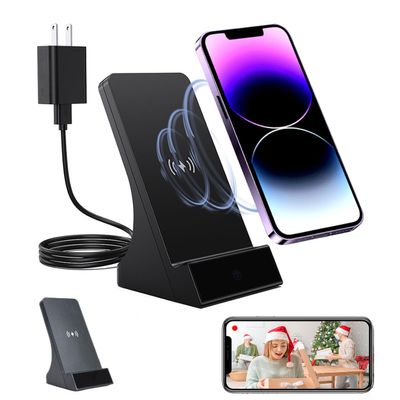 LIZVIE Phone Charger, Charger with Motion Detection/SD Storage/1080P HD/App Control/Night Vision, Nanny Cam for Nanny/Pet Home Security Safe.