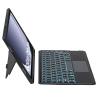 QYiiD Trackpad Keyboard Case for Galaxy Tab A9 Plus 11 inch SM-X210/X215/X216, Magnetic Detachable Kickstand Folio Case, 360 Degree Rotating, 7 Color Backlit Keyboard Case with S Pen Holder view 1