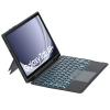 QYiiD Trackpad Keyboard Case for Galaxy Tab A9 Plus 11 inch SM-X210/X215/X216, Magnetic Detachable Kickstand Folio Case, 360 Degree Rotating, 7 Color Backlit Keyboard Case with S Pen Holder view 2