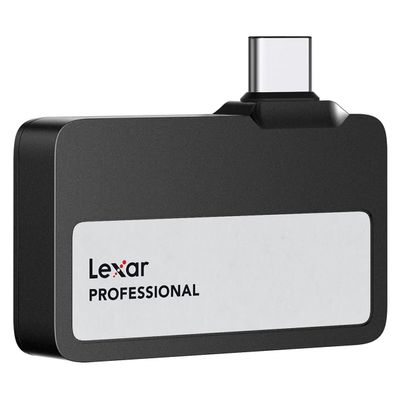 Lexar Professional Go USB 3.2 Gen 2 Type-C Portable SSD, Black - 1TB