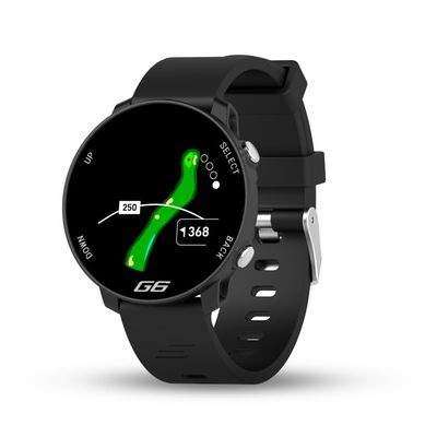 Shot Scope G6 GPS Watch, 38k+ Pre-Loaded Courses, Full Hole Maps, 2X Strap Sets (Black and Gray), Color Sceen, Unisex Golf Watch for Men and Women