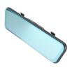 9.66in Touch Screen Rear View Mirror Dash Cam - 170 Wide Angle Front and Rear Recording, Streaming Media, Driving Assistant view 4