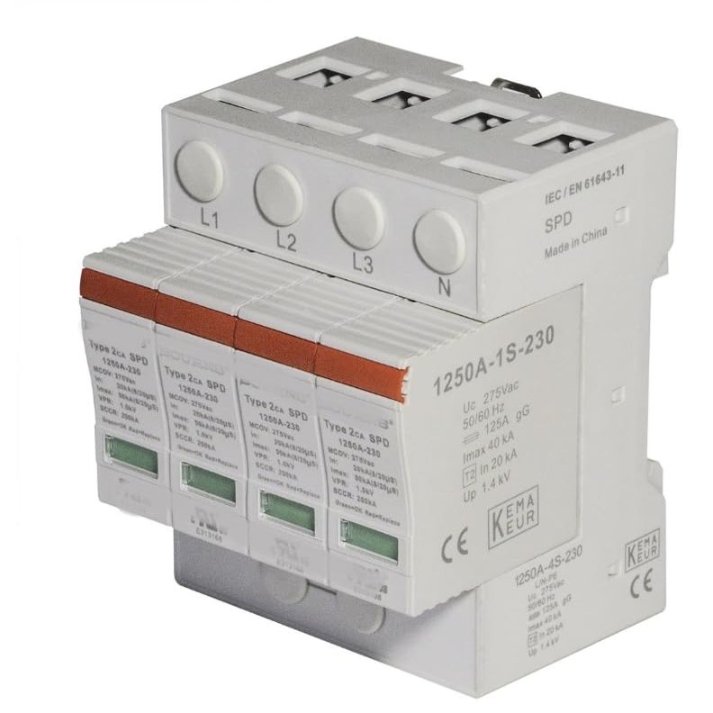 1250A-4S-600, Industrial Surge Protectors AC SPD, 4W-G,690VAC