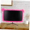 Angoily 2pcs Cute Cat Ear Monitor Cover Computer Screen Fits Displays Stylish Design for Use Prevents Dust and Dirt view 3