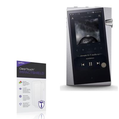 BoxWave Screen Protector Compatible With Astell & Kern A&norma SR25 - ClearTouch ImpactShield (2-Pack), Impenetrable Screen Protector Flexible Film