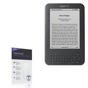 BoxWave Screen Protector Compatible with Kindle Keyboard 3G (2010) - ClearTouch ImpactShield (2-Pack), Impenetrable Screen Protector Flexible Film