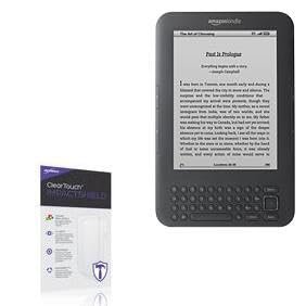 BoxWave Screen Protector Compatible with Kindle Keyboard 3G (2010) - ClearTouch ImpactShield (2-Pack), Impenetrable Screen Protector Flexible Film