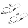 Arrowmax 2 Pack AEH3000-K2 Swivel C-Shape Style Earpiece with PTT Compatible with Kenwood 2-PIN NX-1200 NX-1300 NX-P1200 NX-P1300 NX-3320 TH-D74 TH-K20A view 1