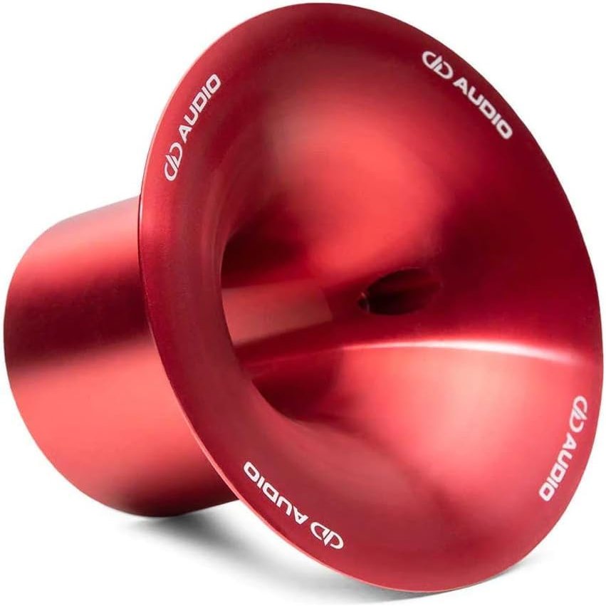 DD Audio VO-CTAl-HORN-10 4" Anodized Aluminum Red Horn for VOW10 & Tweeters