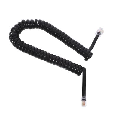 Gadpiparty 2m Extendable Curly Telephone Cord Compatible Phone Receiver Cable for Durable Construction for Communication and Compatibility