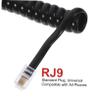 Gadpiparty 2m Extendable Curly Telephone Cord Compatible Phone Receiver Cable for Durable Construction for Communication and Compatibility view 3