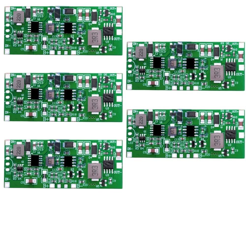1~10PCS 3S 12V 3A 24W 36W Lithium UPS Module Charging Discharging Automatic Switching Uninterruptible Supply Board (Color: 5PCS)