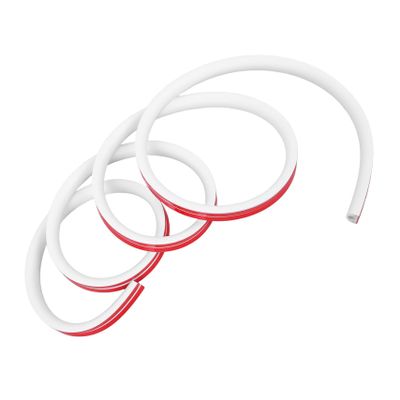 DOITOOL Self-Adhesive Cable Pipe Trough for Hide Cables Cord Hider Floor Cover Wire Concealer Floor Cover Cord Protector for Home Office
