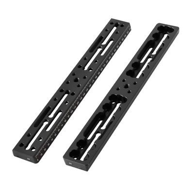 100mm 220mm 320mm 440mm Gauge Astronomical Telescope Guide Rail Equatorial Instrument Accessories(320mm Black)