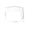 Garneck Door Access Control Machine Cover Acrylic Doorbell Rain Cover Outdoor Doorbell Rain Protection view 2