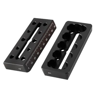 100mm 220mm 320mm 440mm Gauge Astronomical Telescope Guide Rail Equatorial Instrument Accessories(100mm Black)