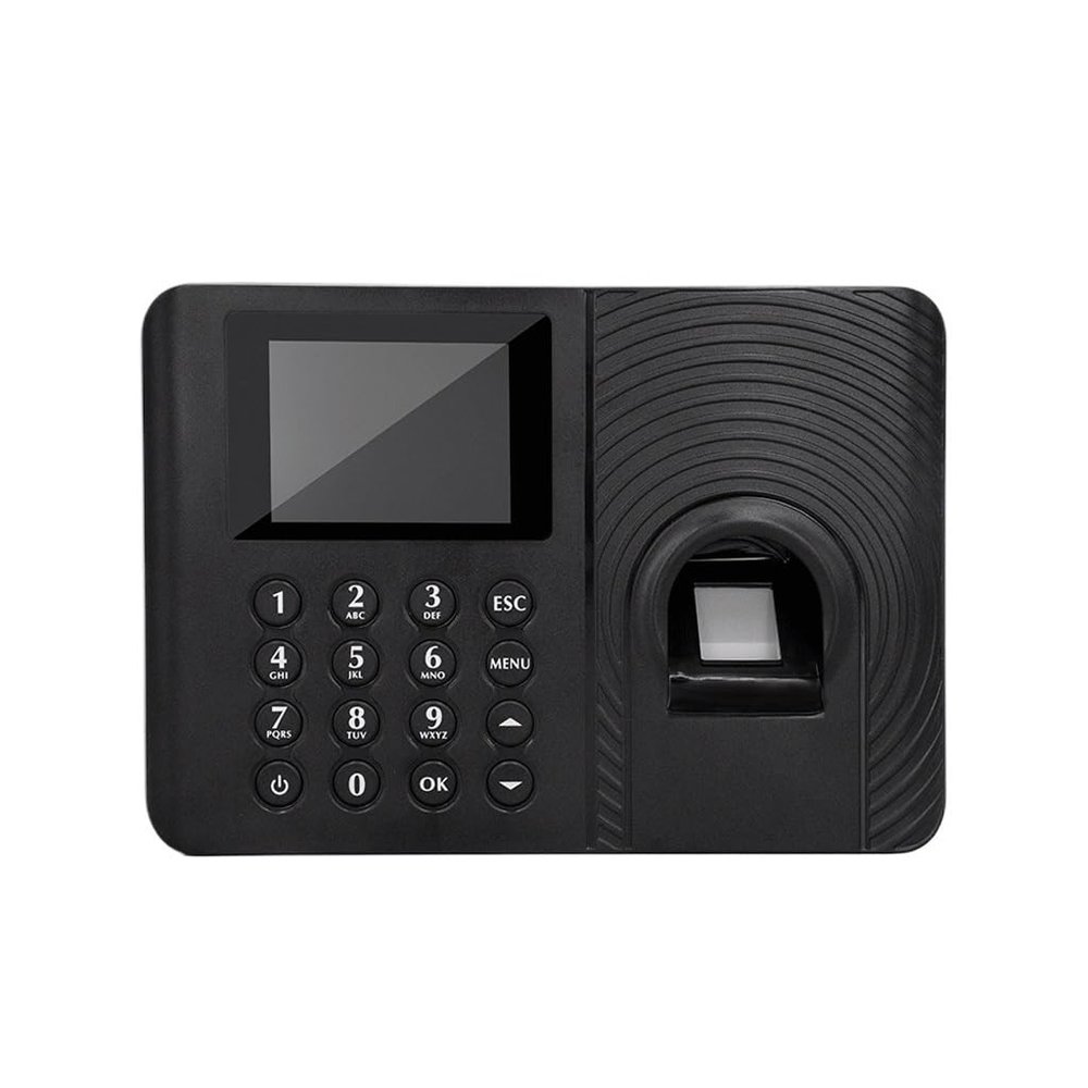ELUKHT English Fingerprint Punch Card Machine Office Supplies Fingerprint Identification Attendance Machine