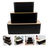 ARTIBETTER 3pcs Cord Management Box with Lids Cable Organizer for Cords Chargers Multi-Functional Storage view 2