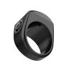 JUELUNE Smart Ring for Muslim Prayer - Digital Tasbih Counter, Zikr & Tasbeeh Tracker - Zinc Alloy Islamic Prayer Ring (Black, 20mm) view 3